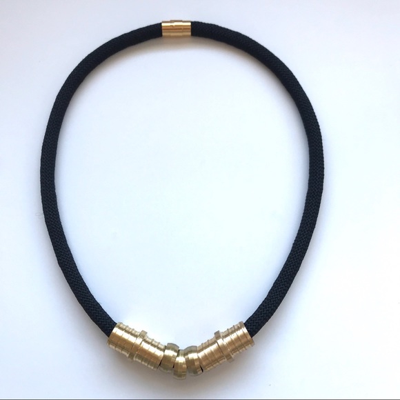 Black rope necklace - Multiple ways to wear - Picture 1 of 12